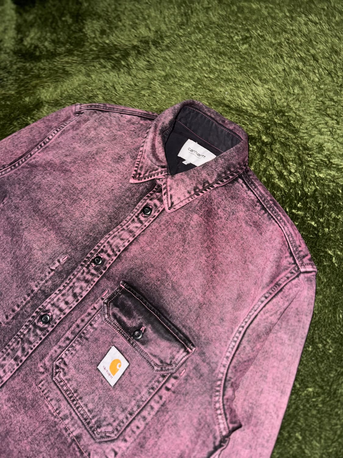 [L] 칼하트 WIP RENO 레노 워시드 셔츠 자켓 상품이미지2