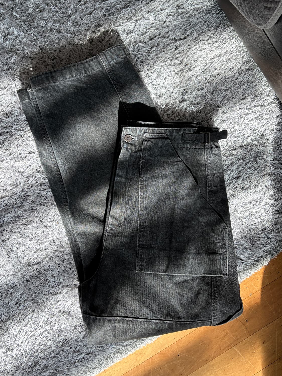 Nouvmaree ee 데님 워크팬츠 L 상품이미지1