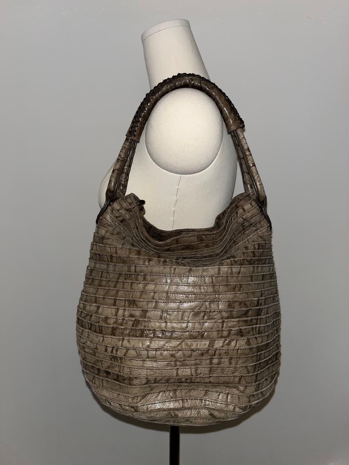 Japanese vintage beige shoulder bag 상품이미지6