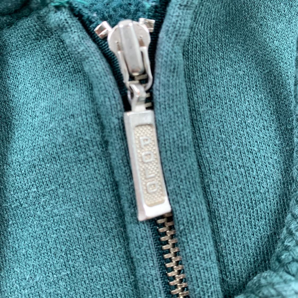 90‘s 폴로 랄프로렌 포니로고 후드집업 딥그린 상품이미지4