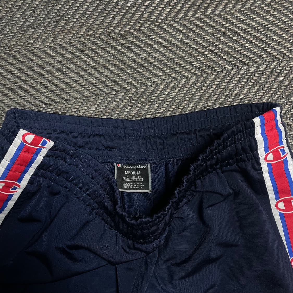 챔피온 일판 사이드 스펠아웃 네이비 트랙팬츠o 5300 상품이미지5