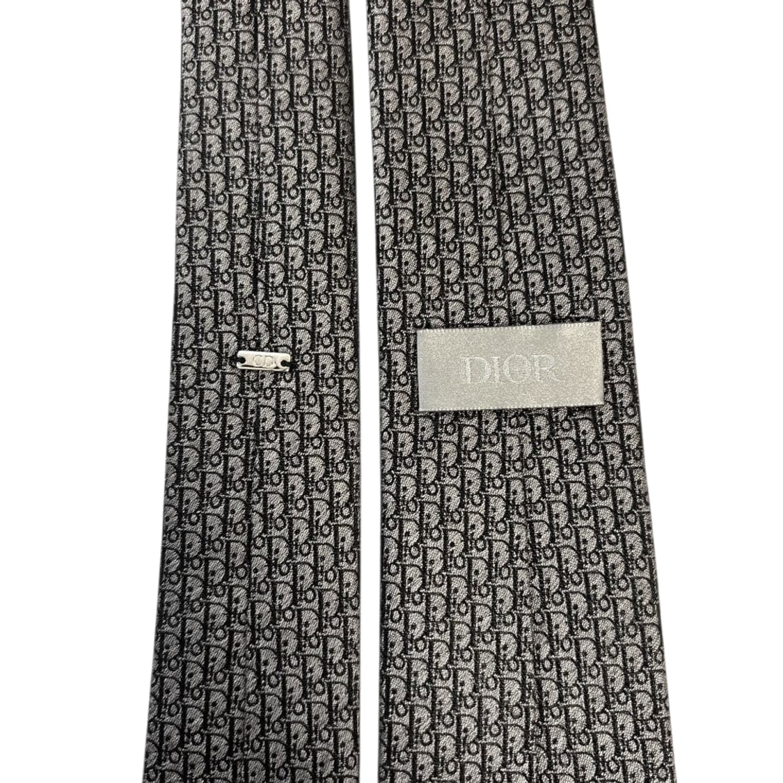 디올옴므 오블리크 실크 넥타이 그레이 상품이미지7