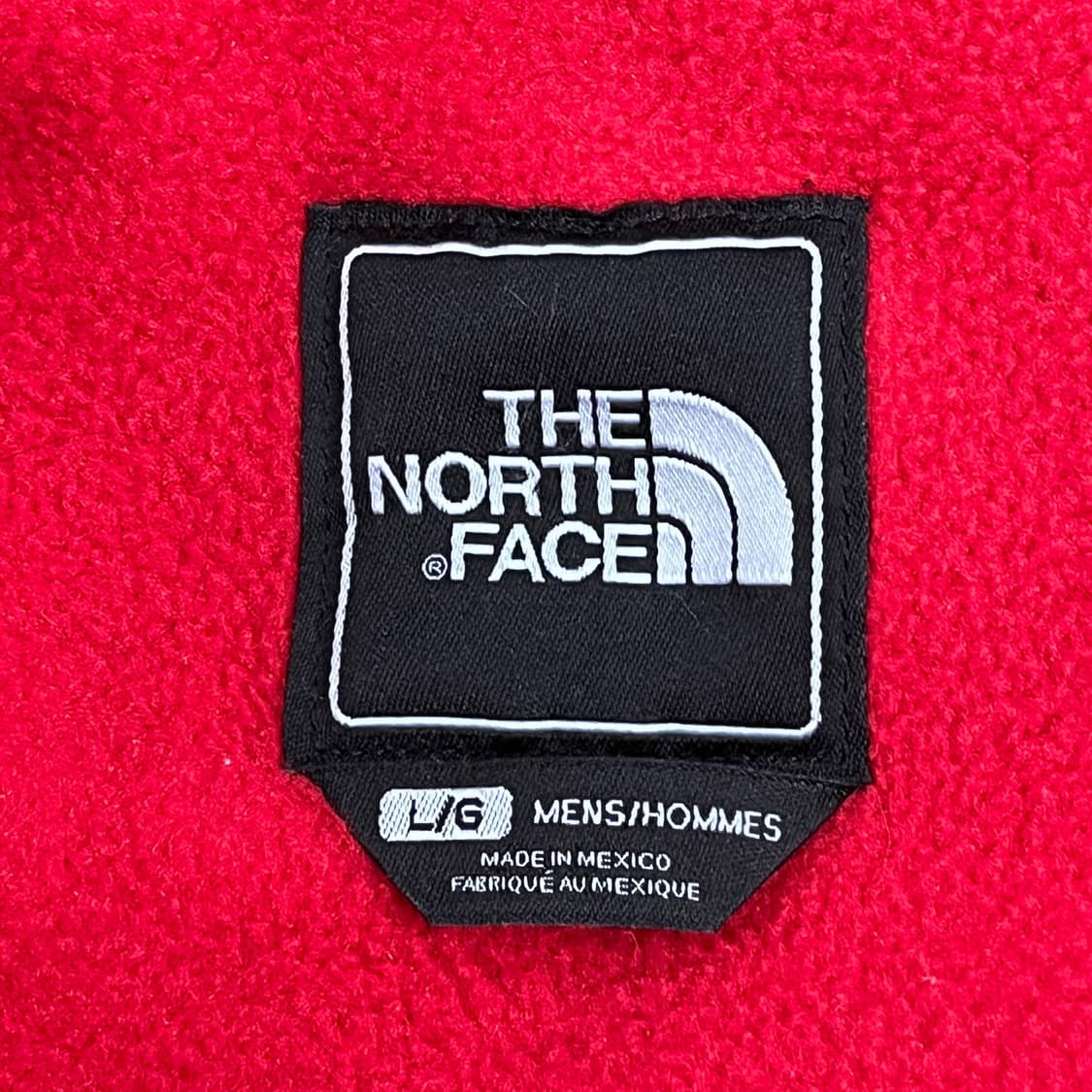 [정품/L] 노스페이스 블랙 레드 플리스 자켓 b10 상품이미지5