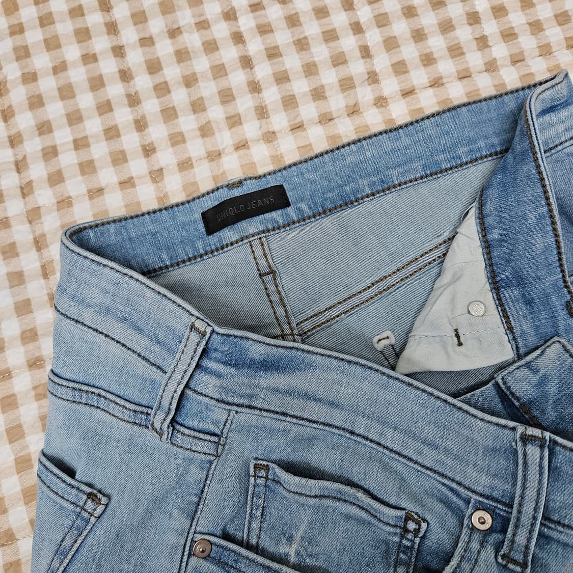 유니클로 스키니핏 청바지 남자33 상품이미지2