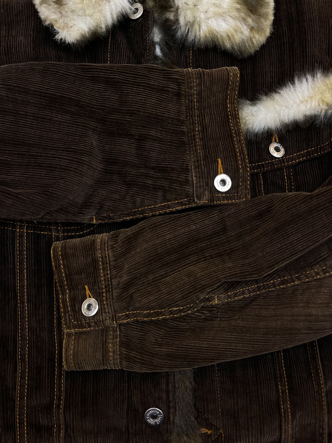 돌체앤가바나 01aw 아카이브 코듀로이 퍼 자켓 상품이미지6