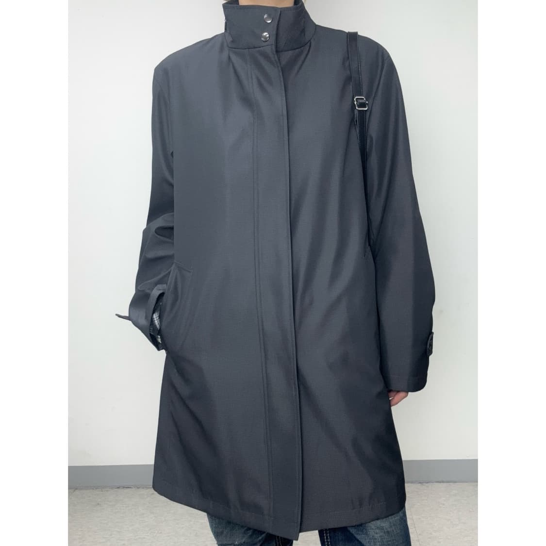 빈티지 차콜 락시크 점퍼 코트 상품이미지2