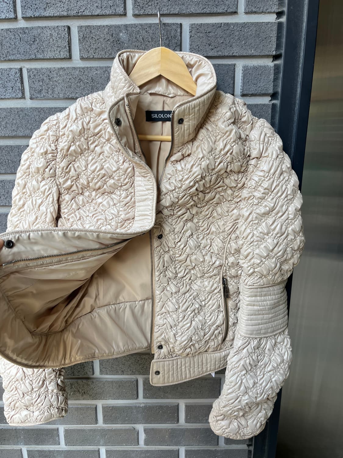 Silolona 퀼티드 봄버 자켓 스킨 상품이미지8