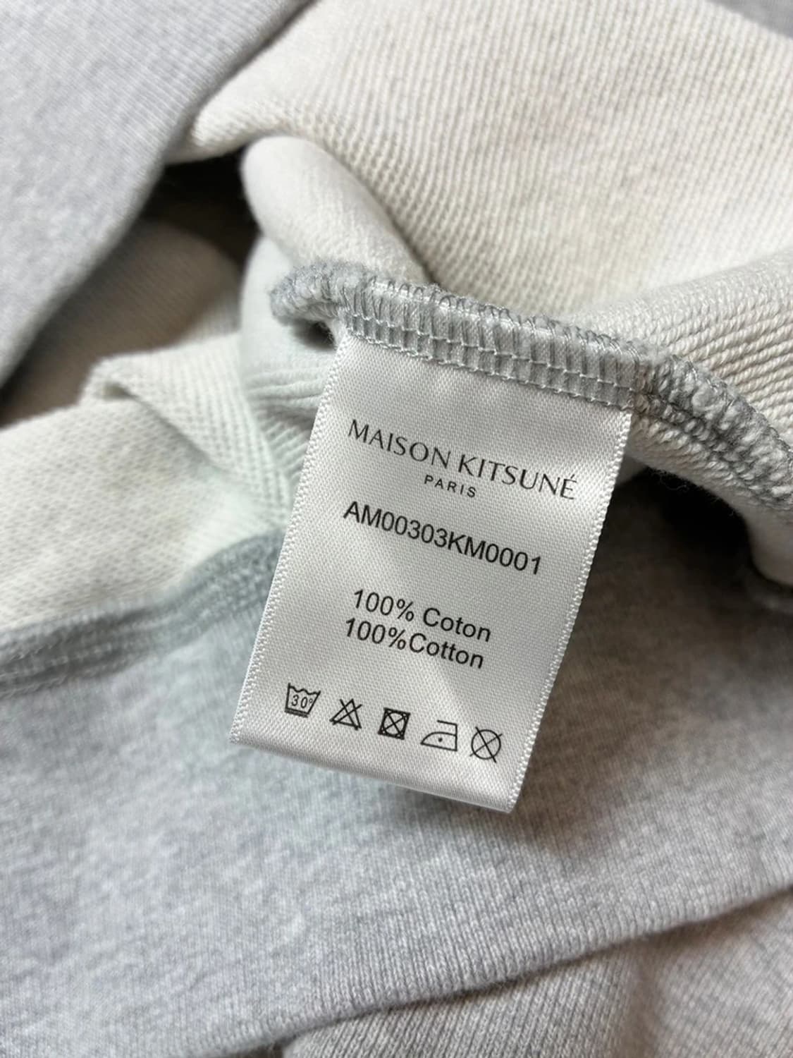 메종키츠네 폭스 헤드 패치 맨투맨 PN8398 상품이미지7