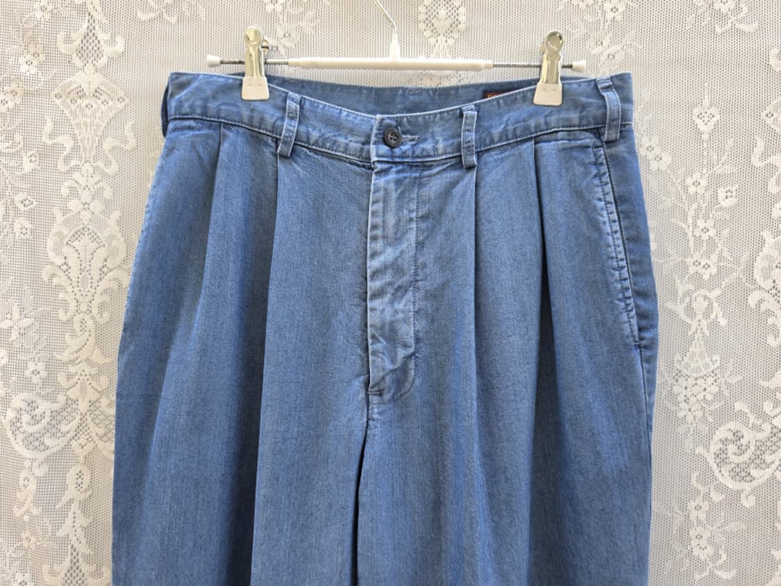 90s 밥슨 텐셀 투턱 팬츠 (made in japan) 상품이미지2