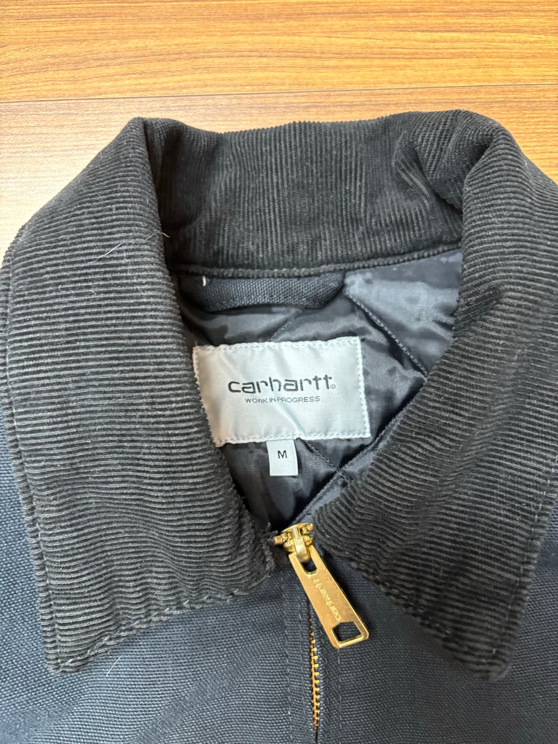 칼하트wip 디트로이트자켓 블랙 m 겨울 상품이미지3