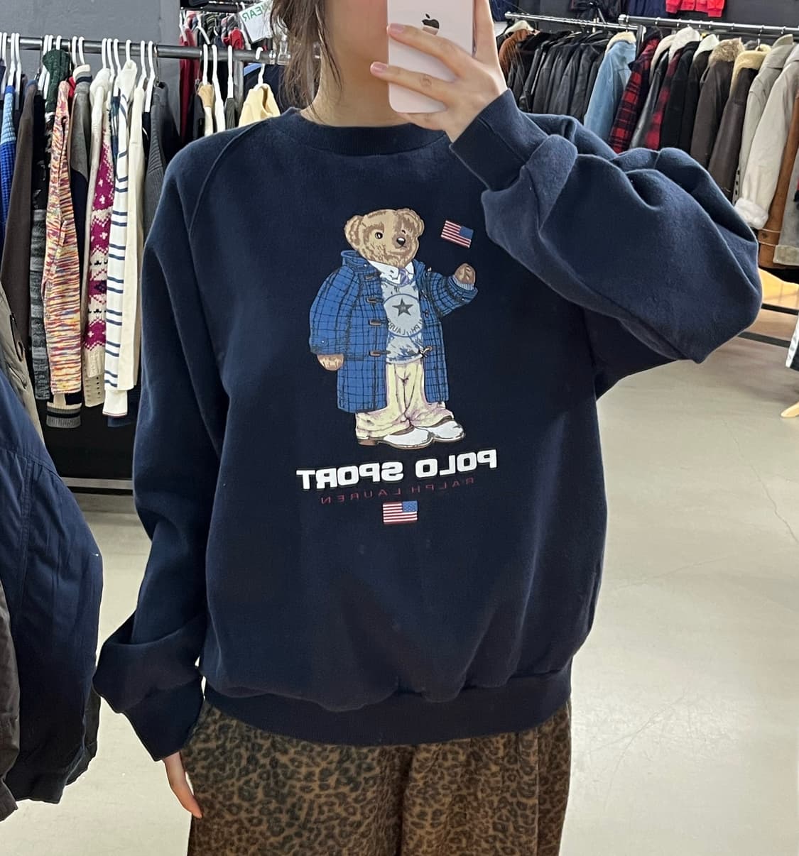 폴로 스포츠 베어 맨투맨 상품이미지1