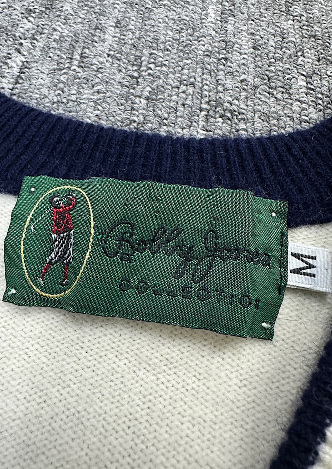 빈티지 스코틀랜드 브이넥 니트  상품이미지3