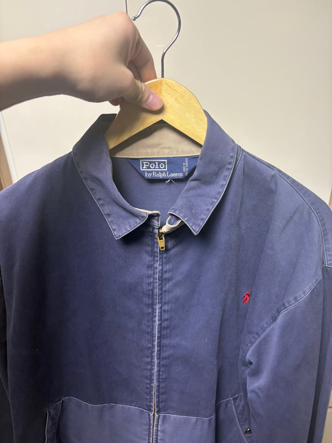 폴로 랄프로렌 네이비 코튼 자켓 상품이미지3