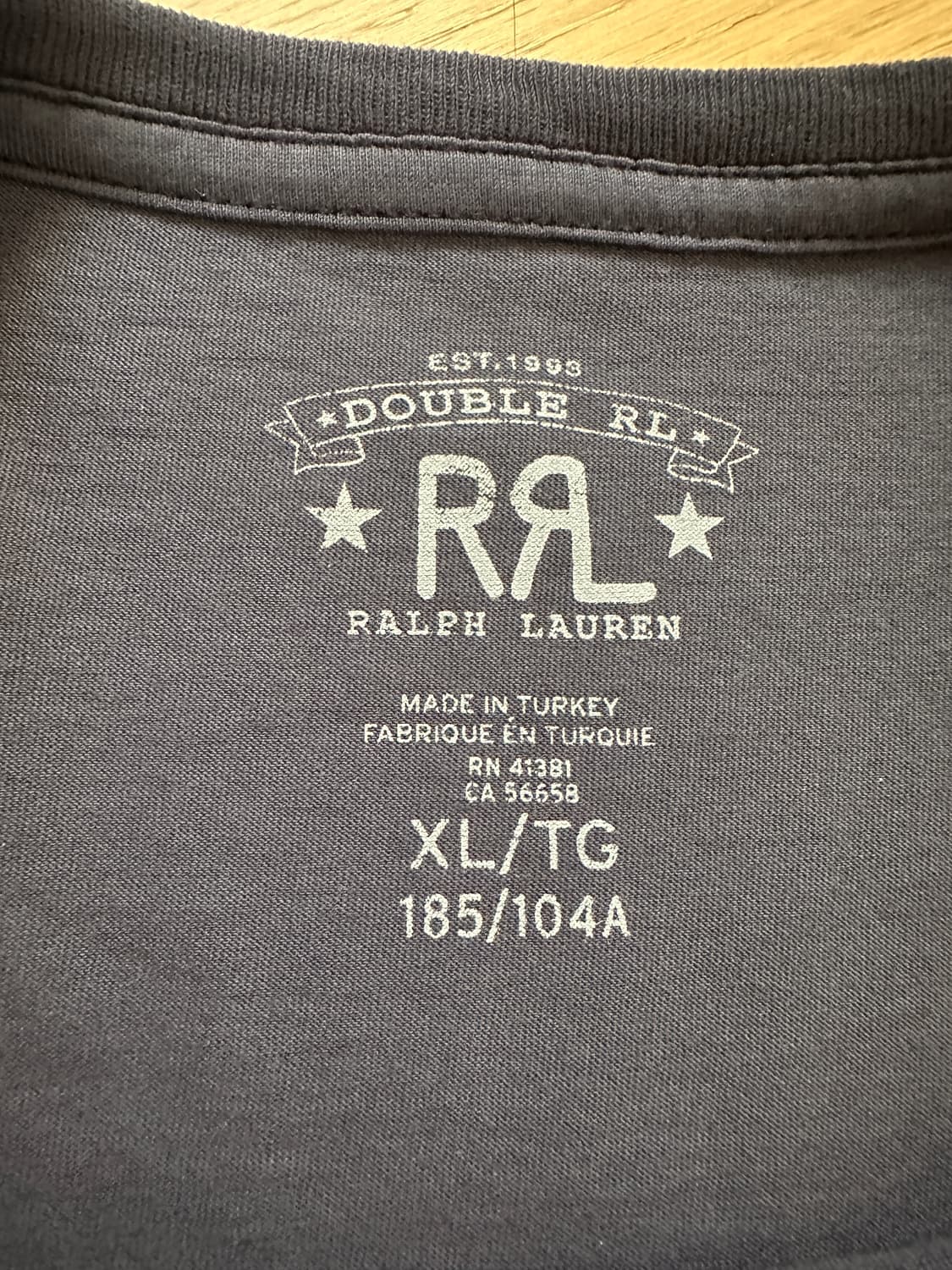 더블알엘 가먼트다이 포켓 반팔 네이비 상품이미지4