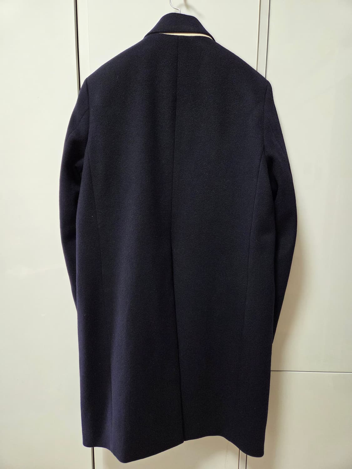 솔리드옴므 네이비 더블 브레스티드 코트 상품이미지2