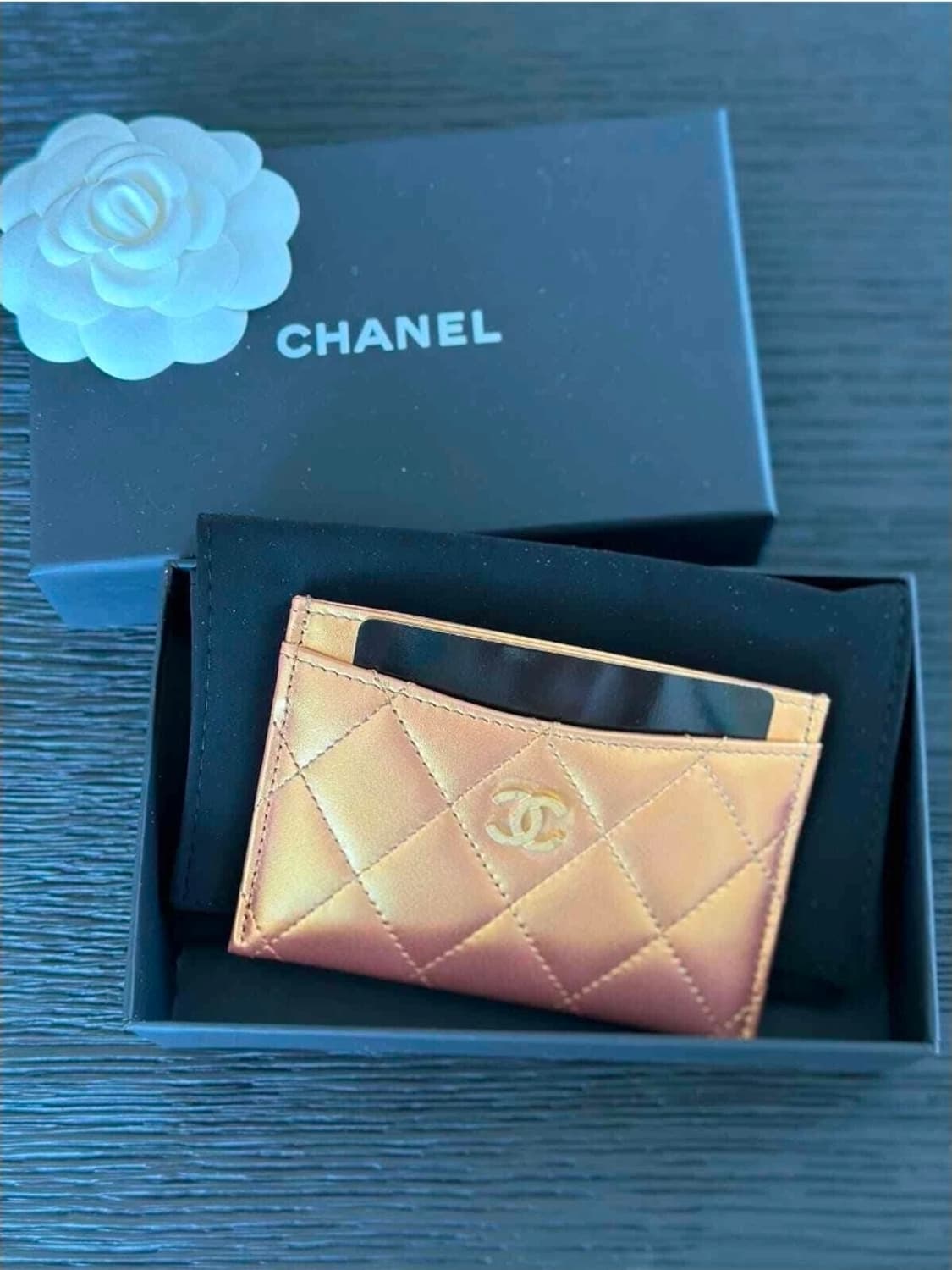 샤넬 금장 카드홀더 퀼팅 내장칩 모델 한정판 상품이미지6