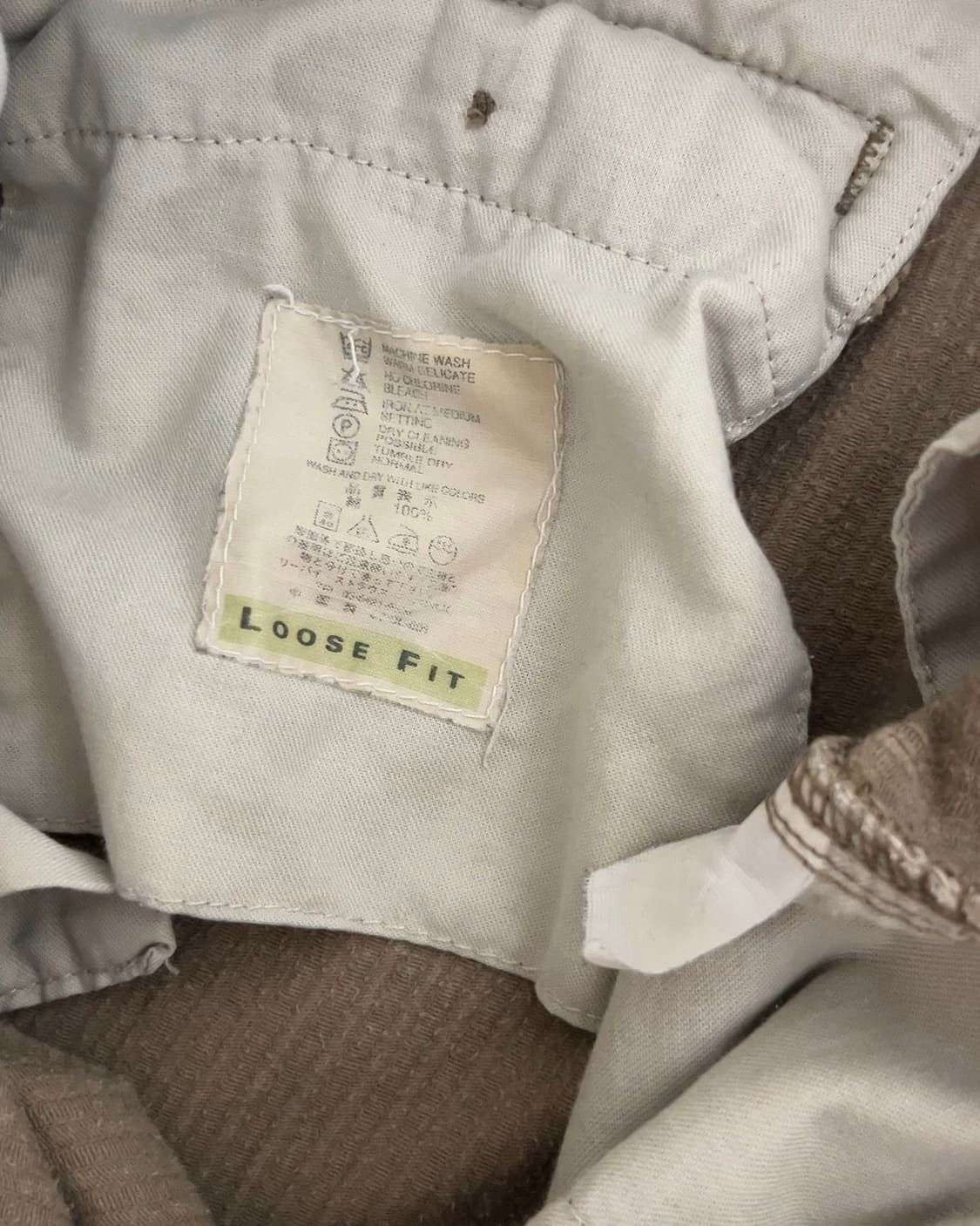 다커스 코듀로이 루즈핏 투턱 팬츠 32정도  상품이미지4