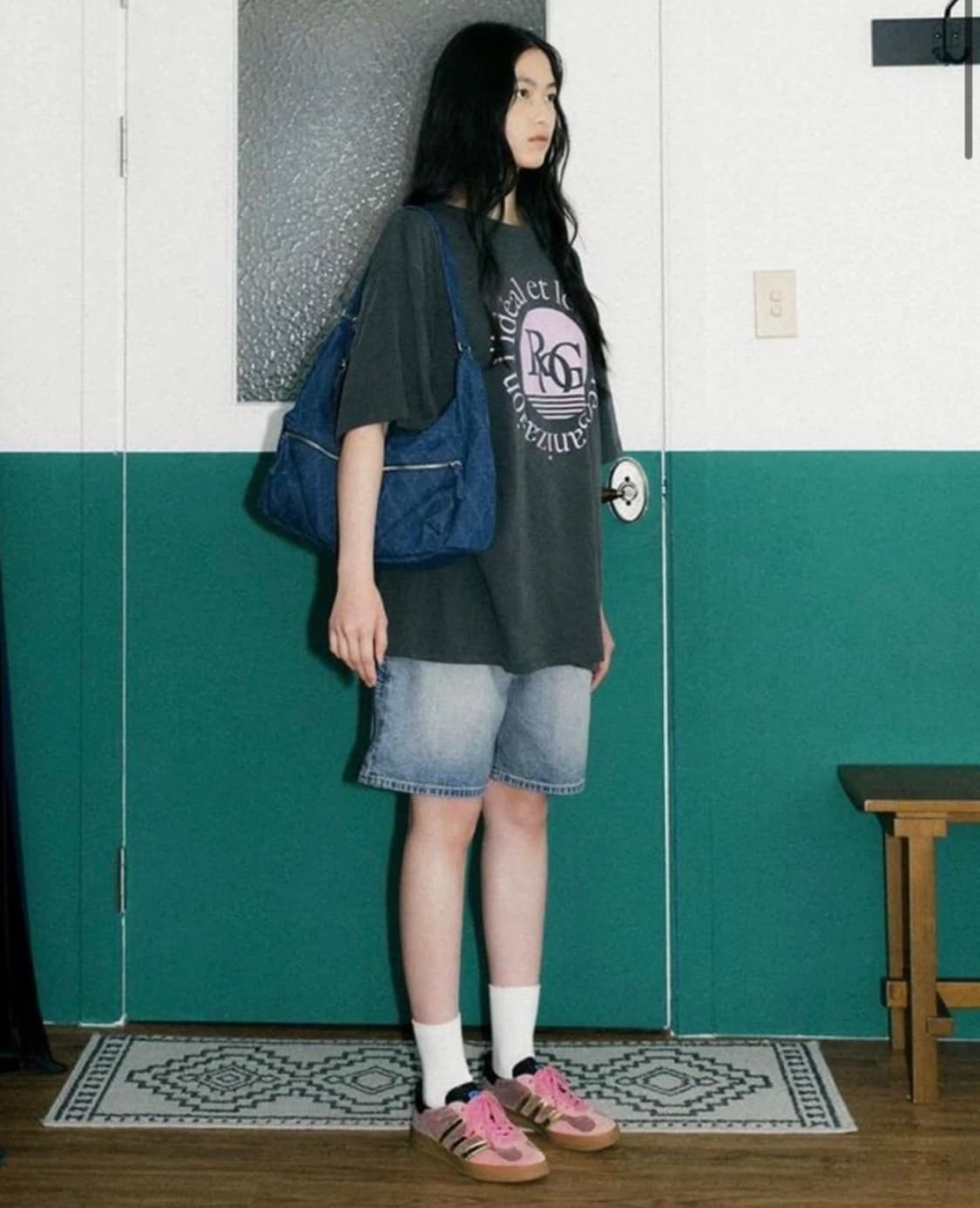 새제품 리올그 regb 가방 숄더백 데님 상품이미지2