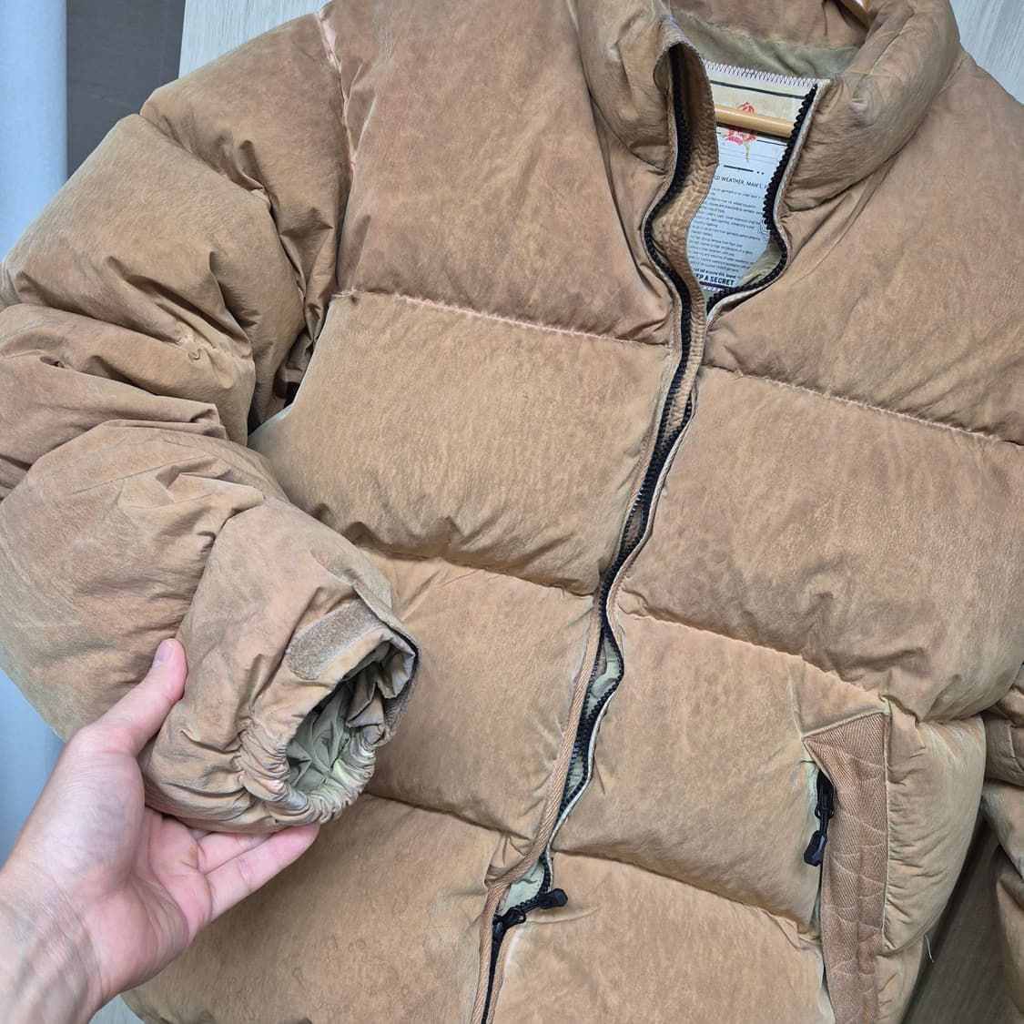 블랙아웃 오버다이 구스다운 L 상품이미지4