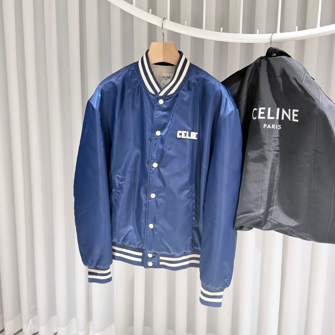 (A+/50) / 셀린느 루즈 테디 봄버 블루종 자켓 네이비 상품이미지2