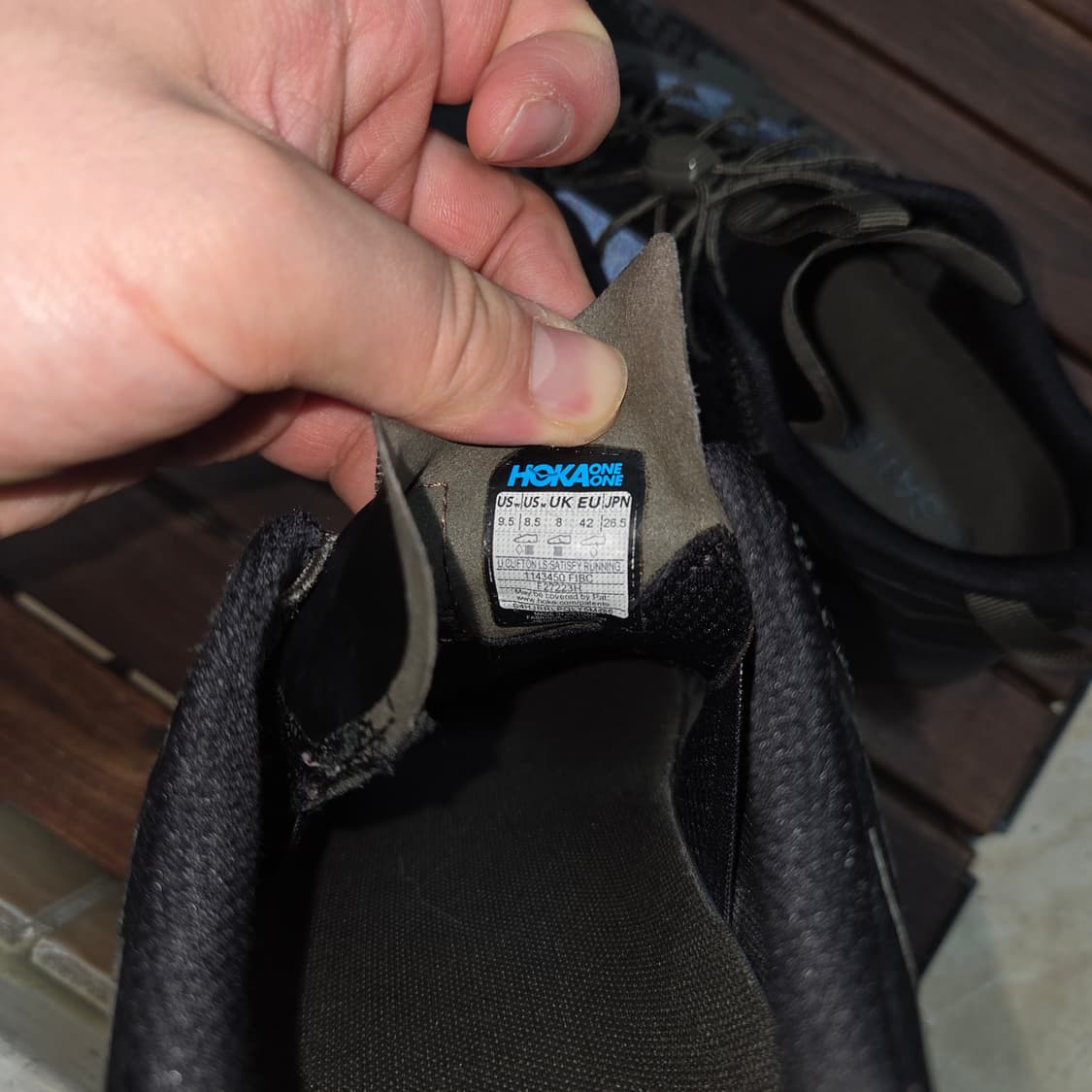 [265] 호카 세티스파이 클리프톤 LS 포지드 아이언 블랙  상품이미지4