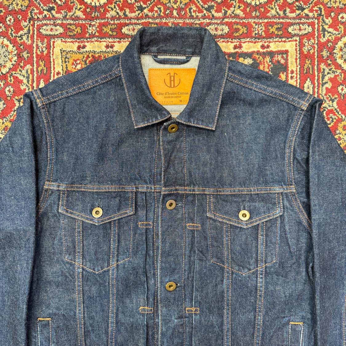 재팬 블루 진스 셀비지 데님 트러커 자켓 [ 40 ] 상품이미지3