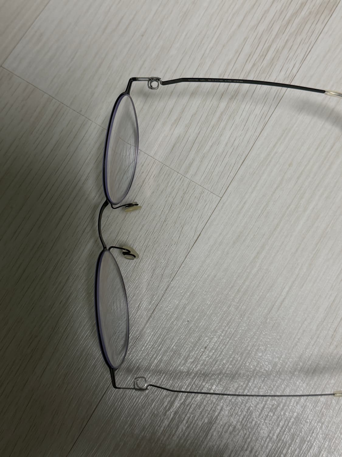 마이키타 LITE 멜(MEL) 제트블랙 메탈 안경테 상품이미지5