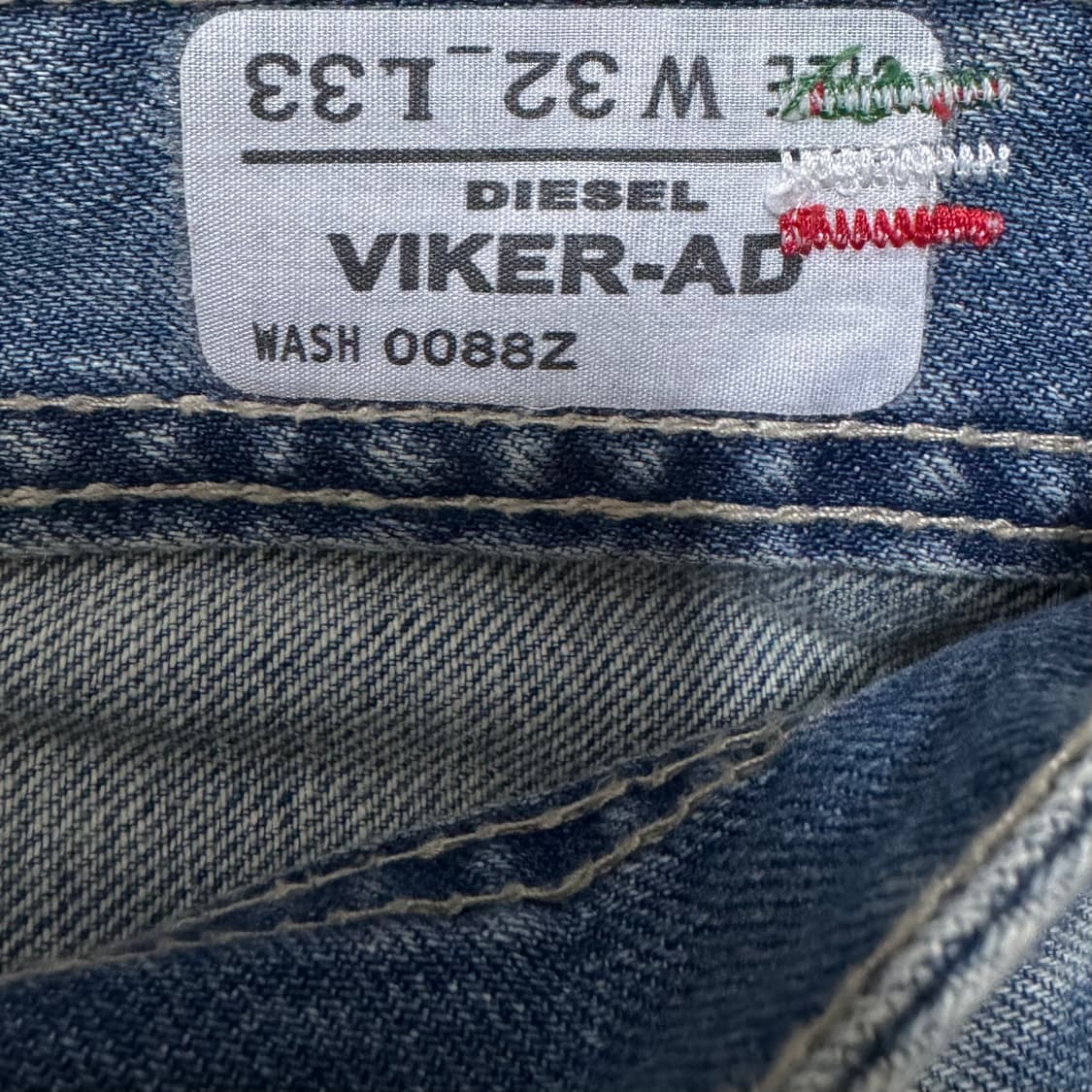 디젤 아디다스 디스트로이드 데미지 워싱 데님 팬츠 상품이미지7