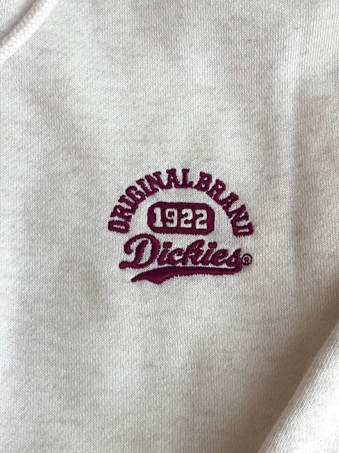 디키즈 후드집업 오트밀 아이보리 크림 s사이즈 상품이미지2