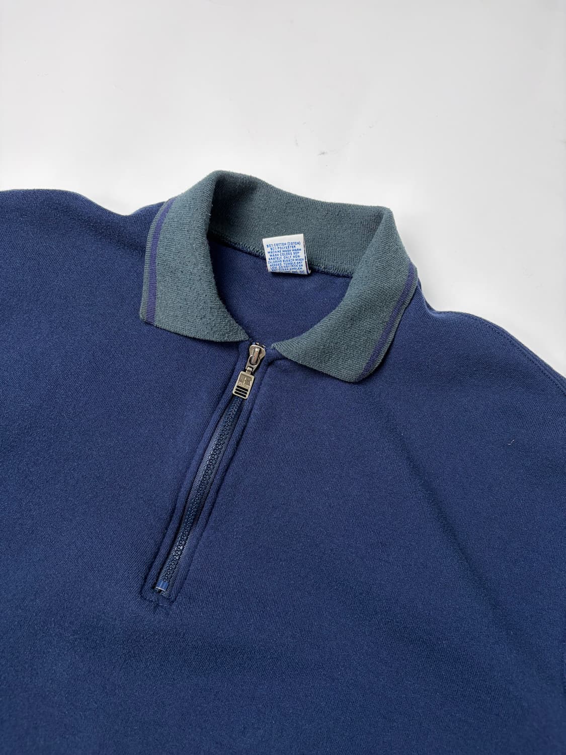 90s Russell Quarter Zip Sweatshirt (navy 상품이미지6