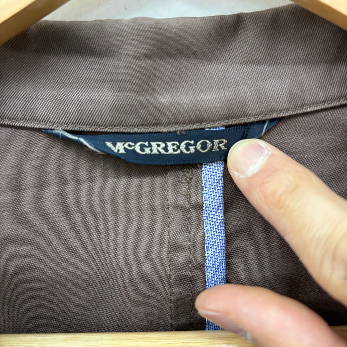 맥그리거 브라운 면 자켓 남m 상품이미지4