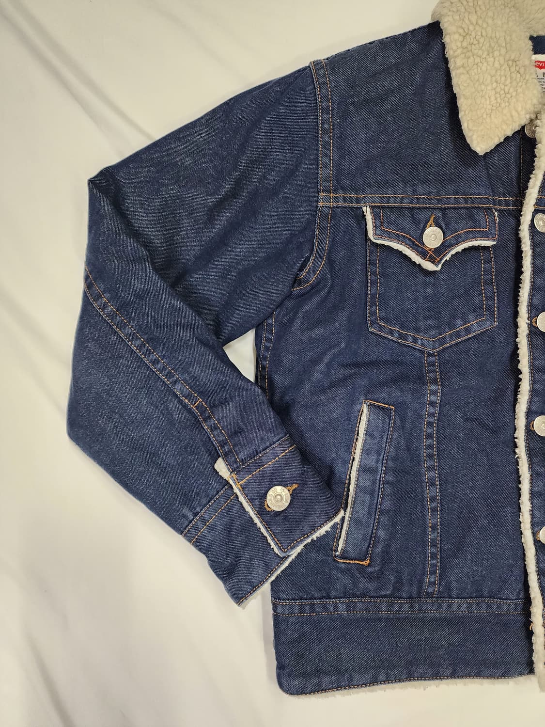 리바이스 뽀글이 데님 무스탕 자켓 상품이미지5