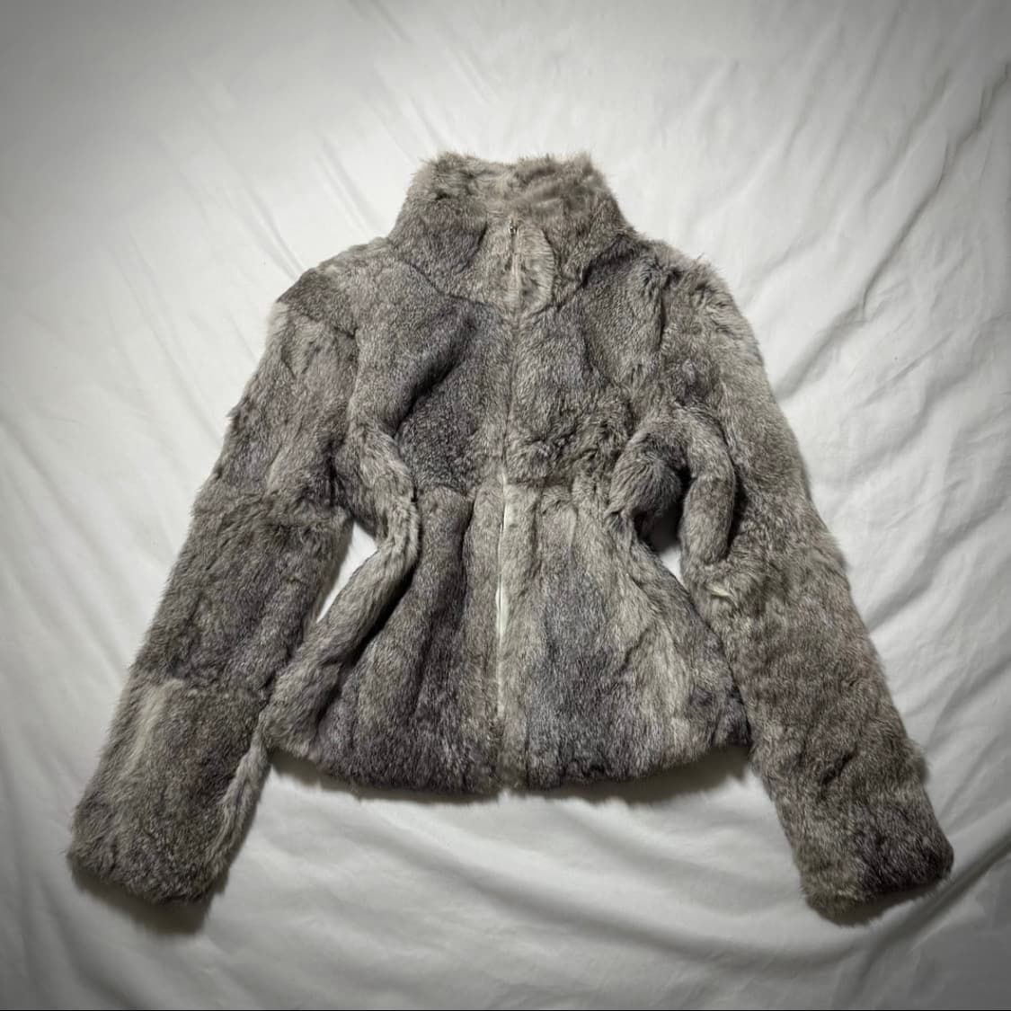 아카이브 래빗퍼 하이넥 집업 자켓 00's 갸루 페어리 락시크 y2k 상품이미지1