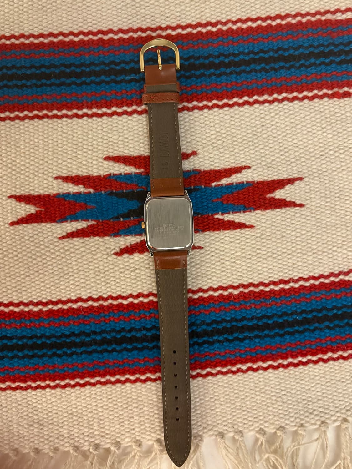 세이코 빈티지 시계 브라운스트랩 상품이미지5