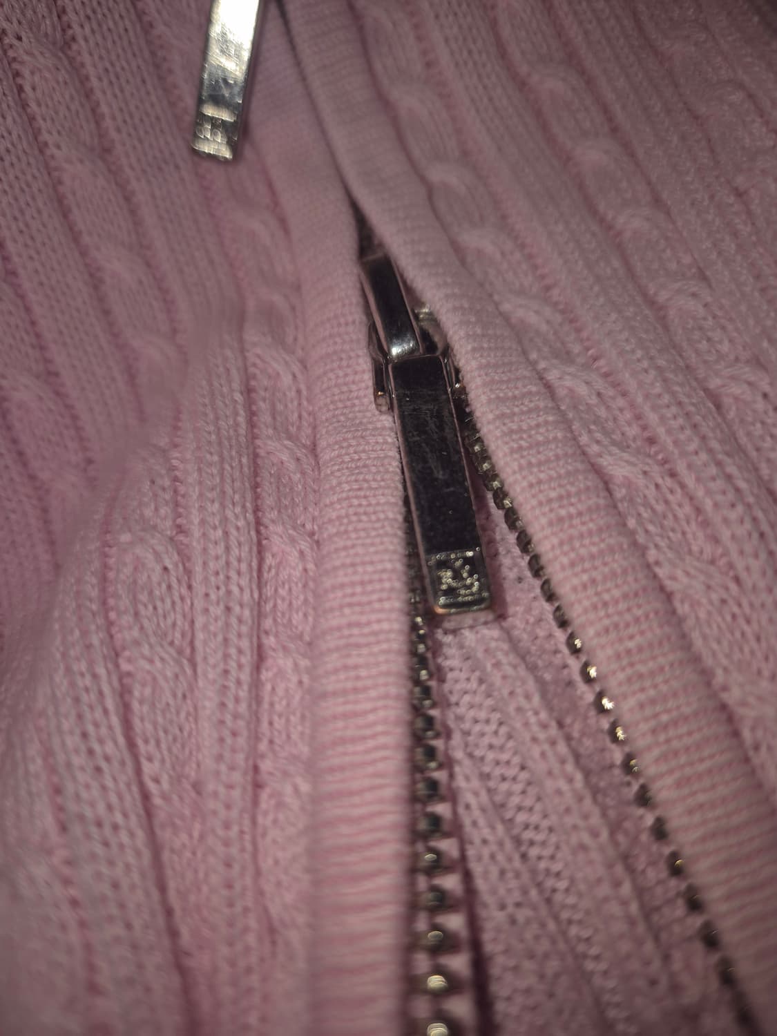 Polo Ralph Lauren 딸기우유 니트 집업 가디건 L 상품이미지5