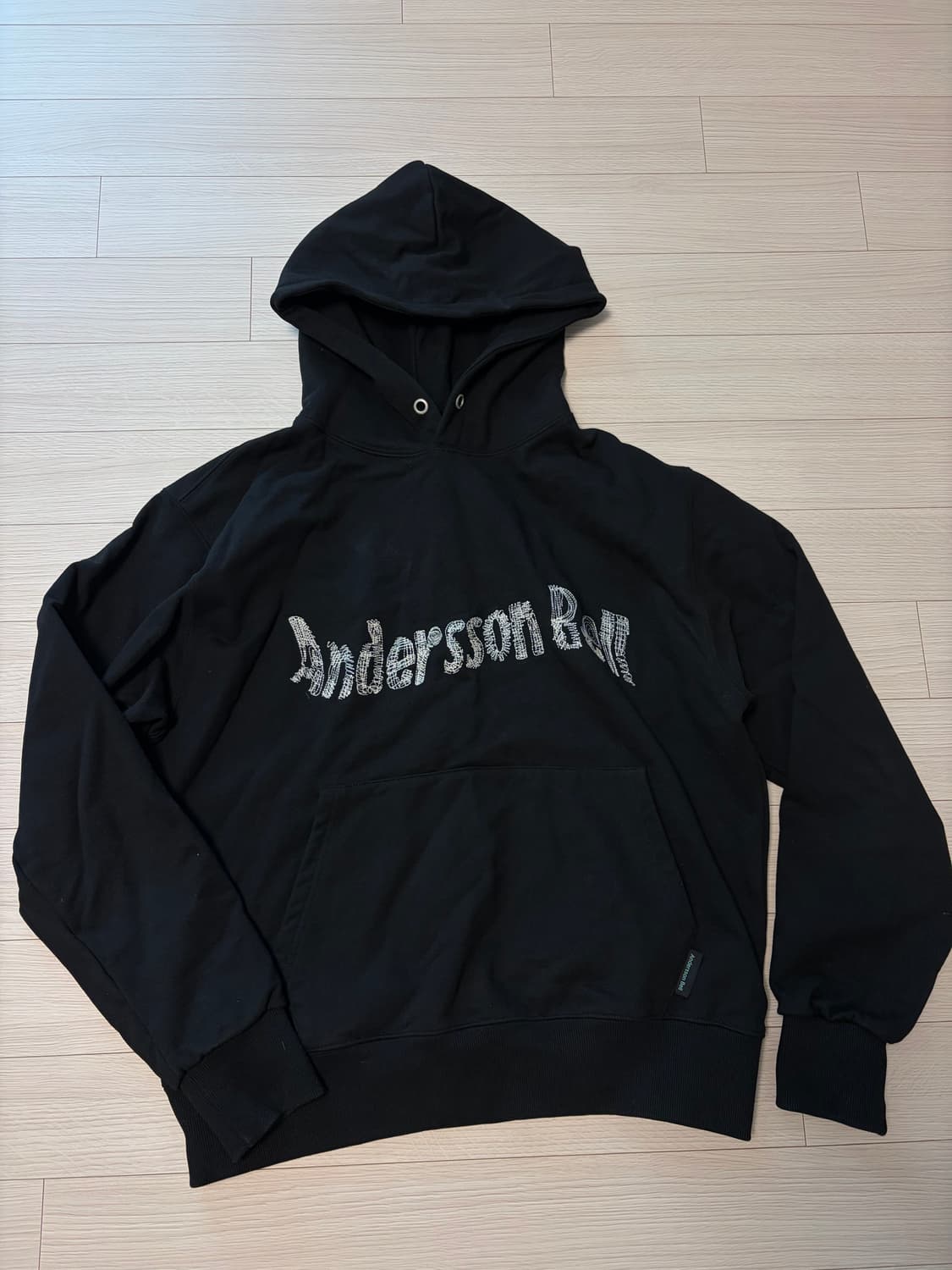 앤더슨벨 후드티 UNISEX NEW AB LOGO EMBROIDERY H 상품이미지1