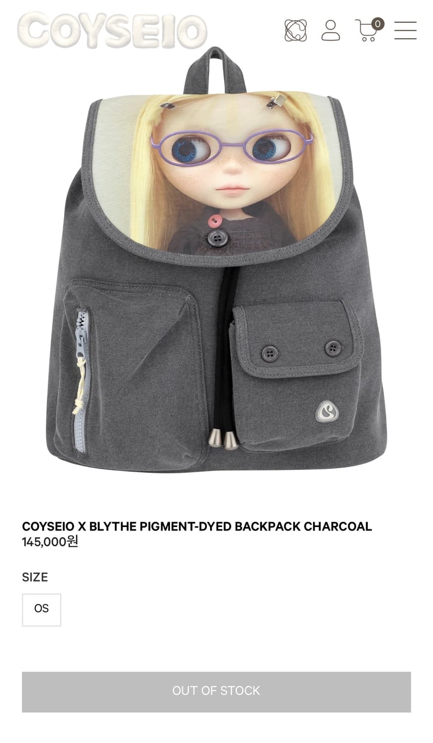 코이세이오 브라이스 백팩 가방 상품이미지1