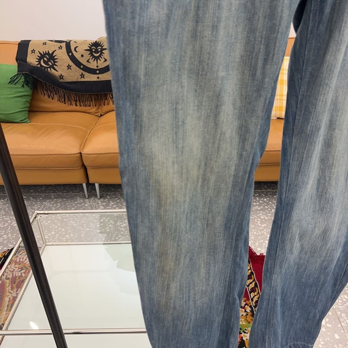 에코 ECKO 빈티지 올드스쿨 자수 데님팬츠 청바지 36인치 C04879 상품이미지5