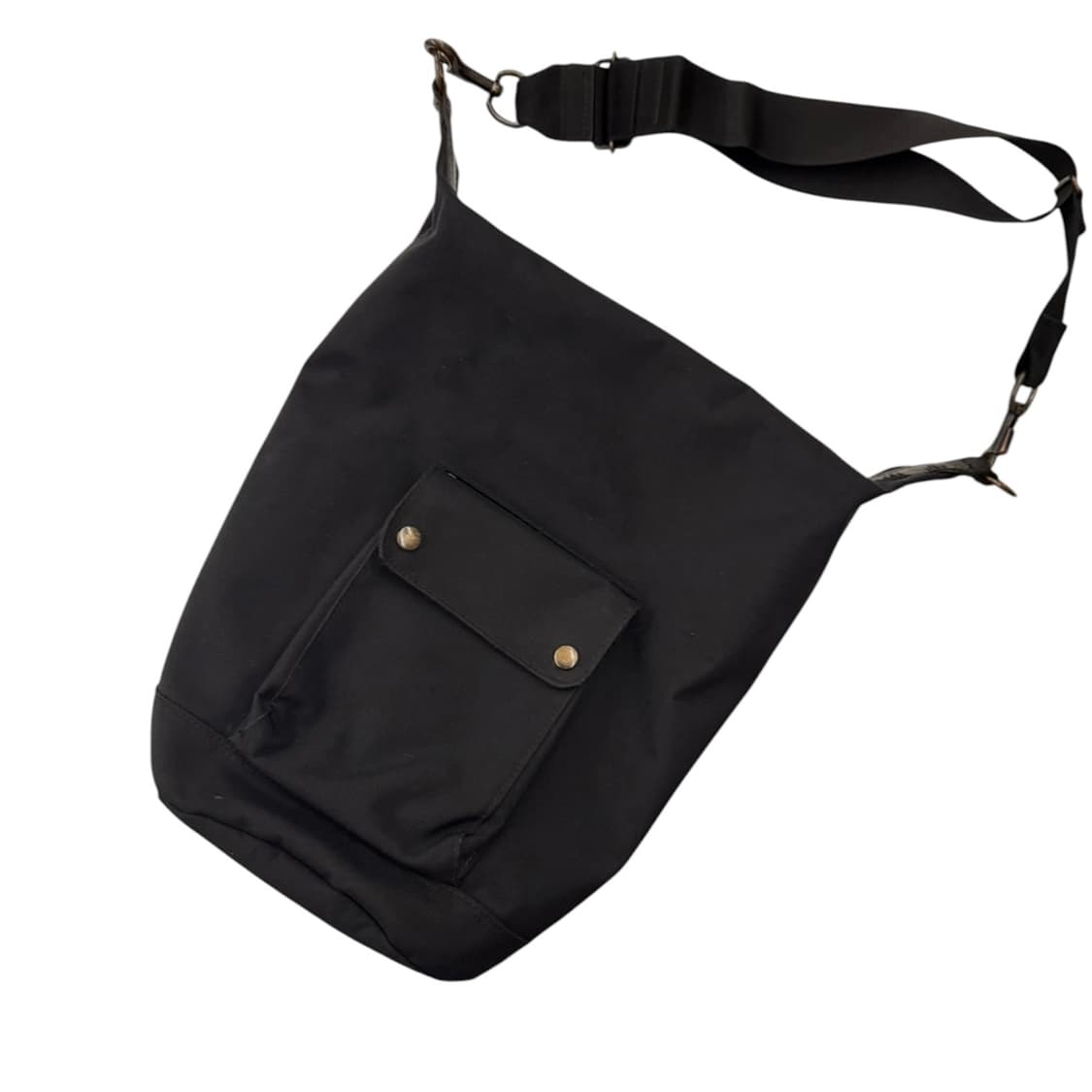 포터 x 빔즈 하드웨어 캔버스 2way 버킷백 숄더백 블랙 상품이미지1