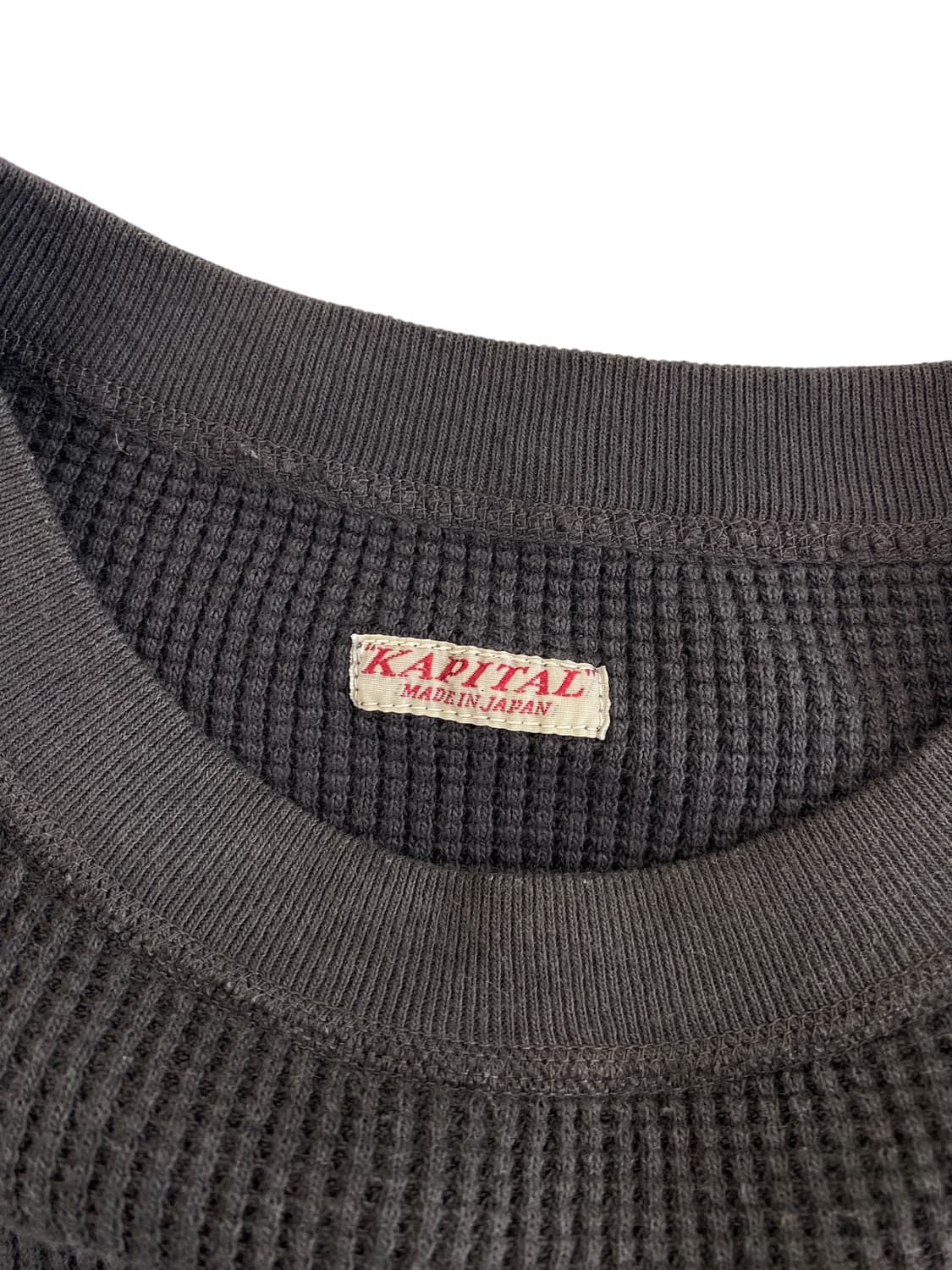 캐피탈 에코 와플 빅 크루 스웻셔츠 상품이미지6