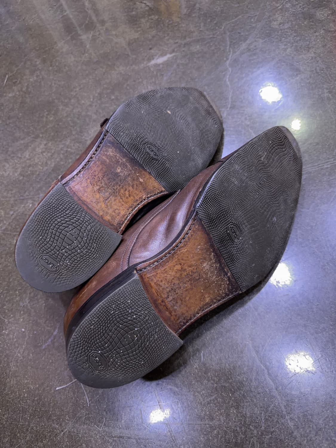 로크 더블 몽크 스트랩 구두 슈즈 브라운 280 상품이미지8