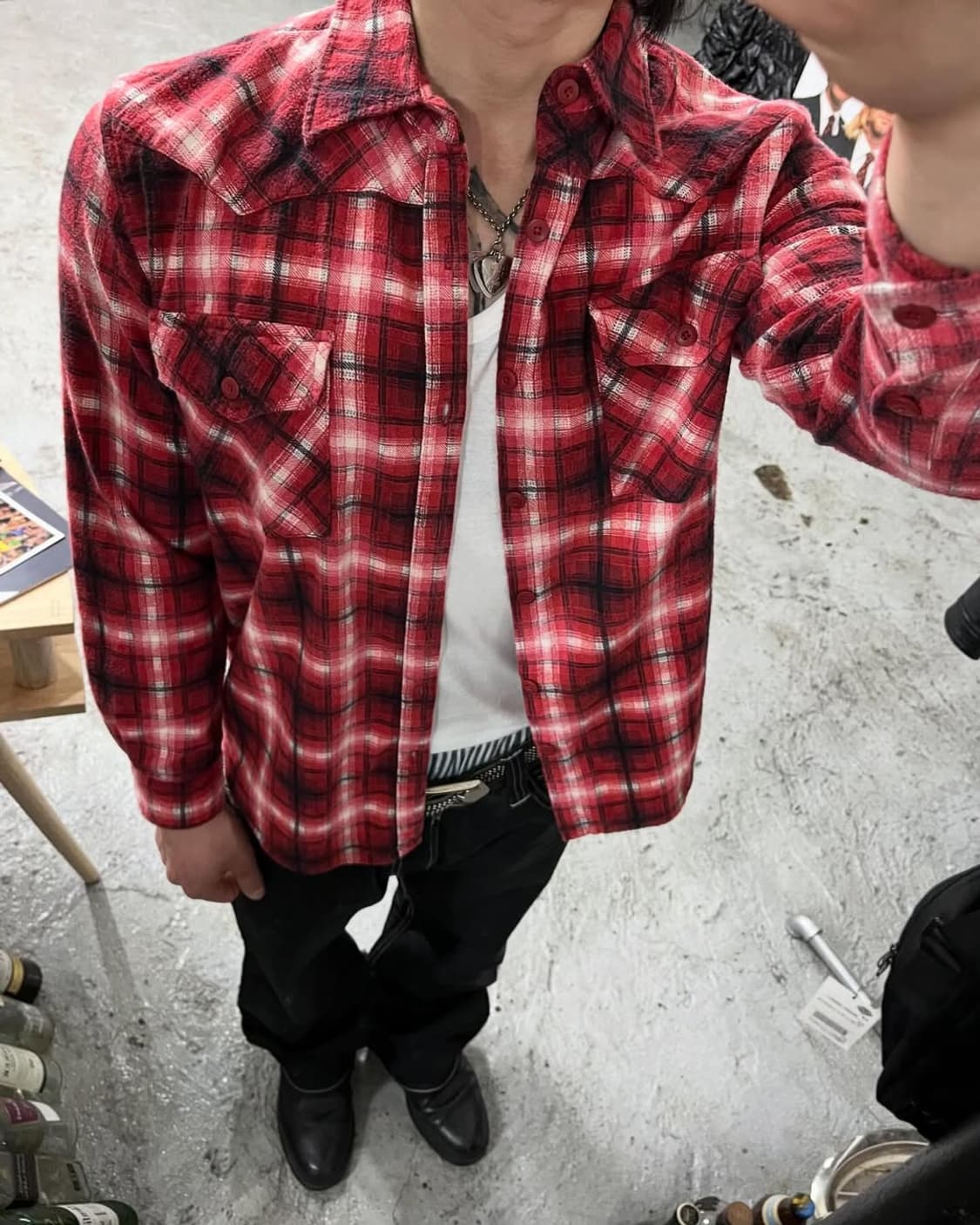 Nylaus western shirt 상품이미지1
