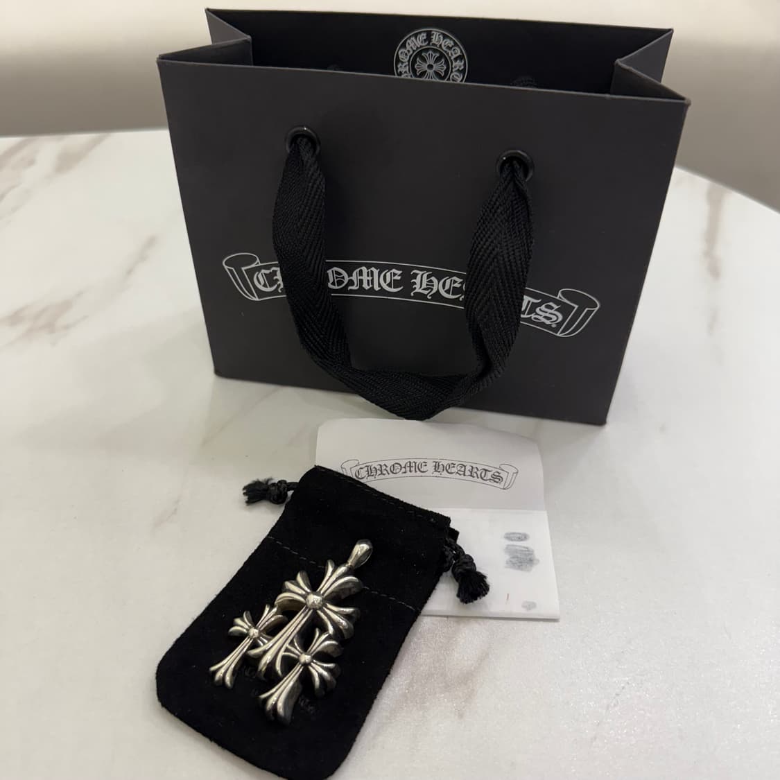 크롬하츠 3CH 크로스펜던트 상품이미지3