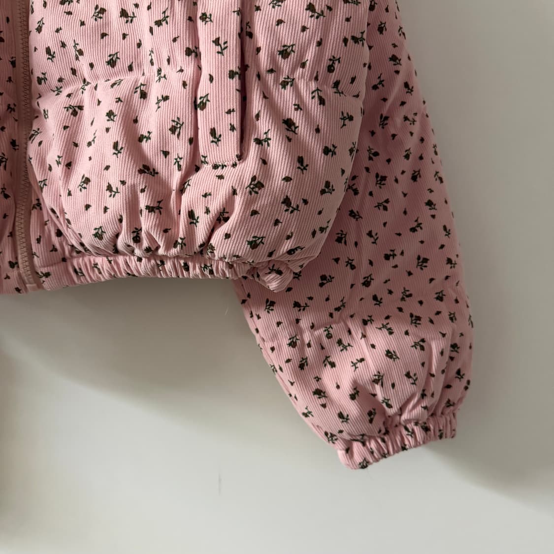 새상품 여자 플라워 골덴 패딩 상품이미지4