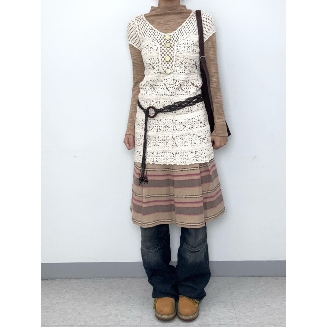 빈티지 울 스커트 상품이미지1