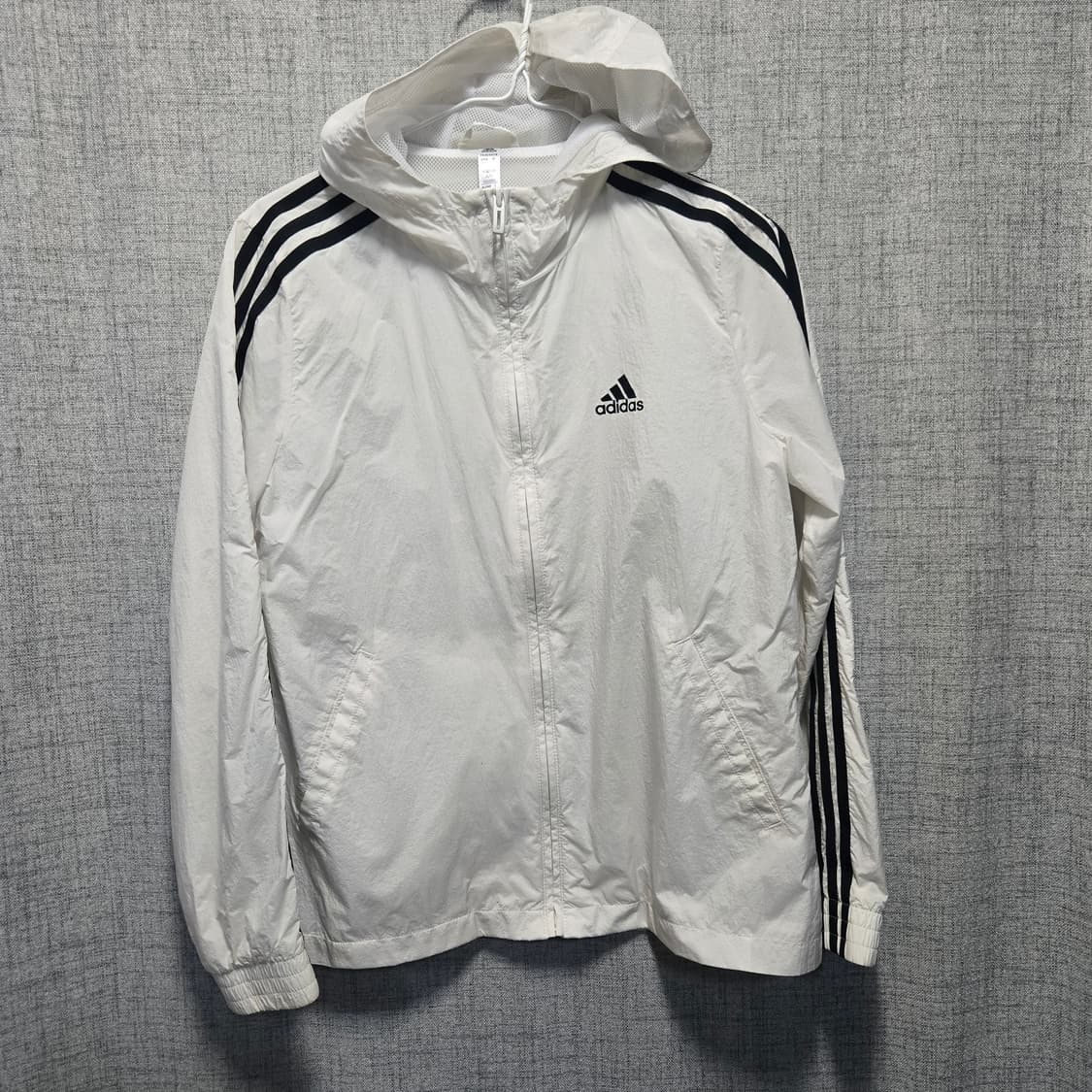 아디다스 여성 삼선 트랙탑 후드 바람막이  상품이미지1