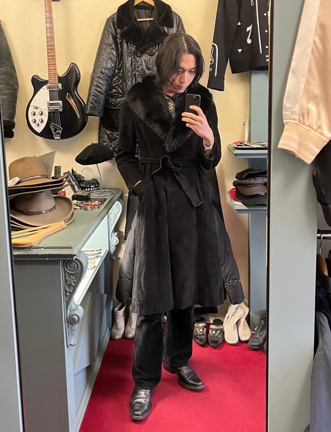 SUEDE FUR COAT 상품이미지2