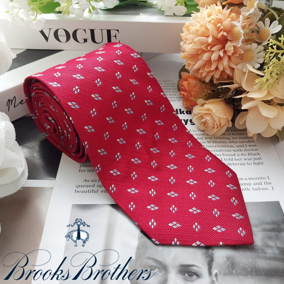 브룩스브라더스 실크 마이크로 패턴 넥타이 8.5cm A+등급 k2053
 상품이미지2