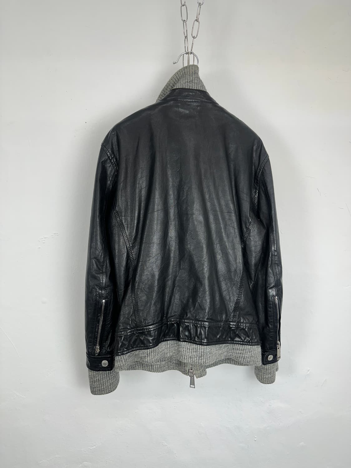 DSQUARED2 Hybrid Knit-Trim Calf Leather  상품이미지8