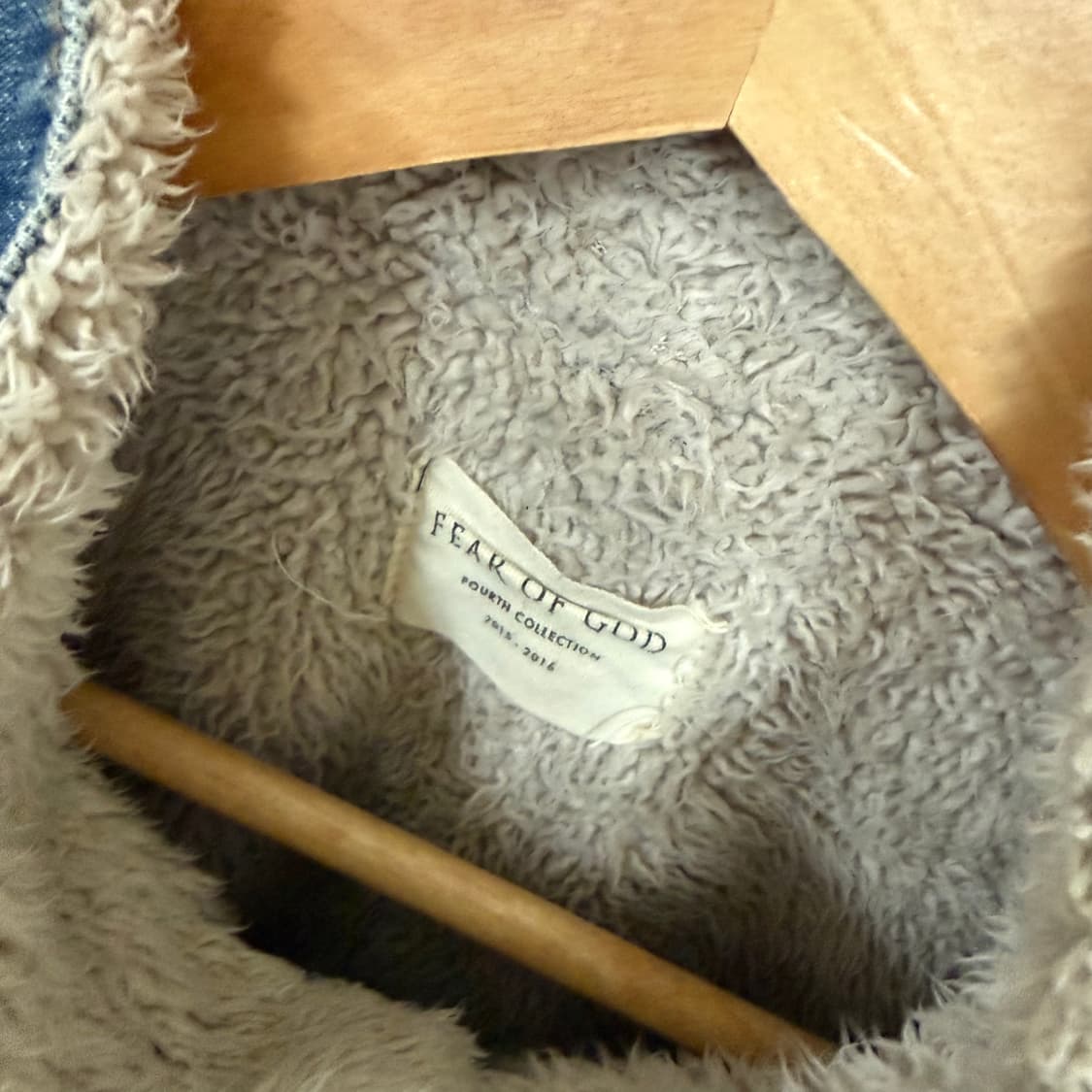 Fear of god 데님 롱자켓M 상품이미지3